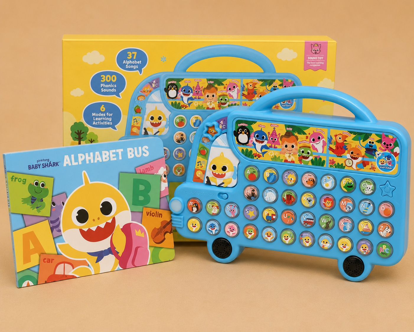 Baby Shark ABC Alphabet Bus
